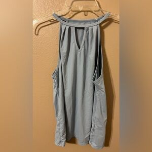 HALARA NWOT Light Blue Racerback Halter Tank Top
